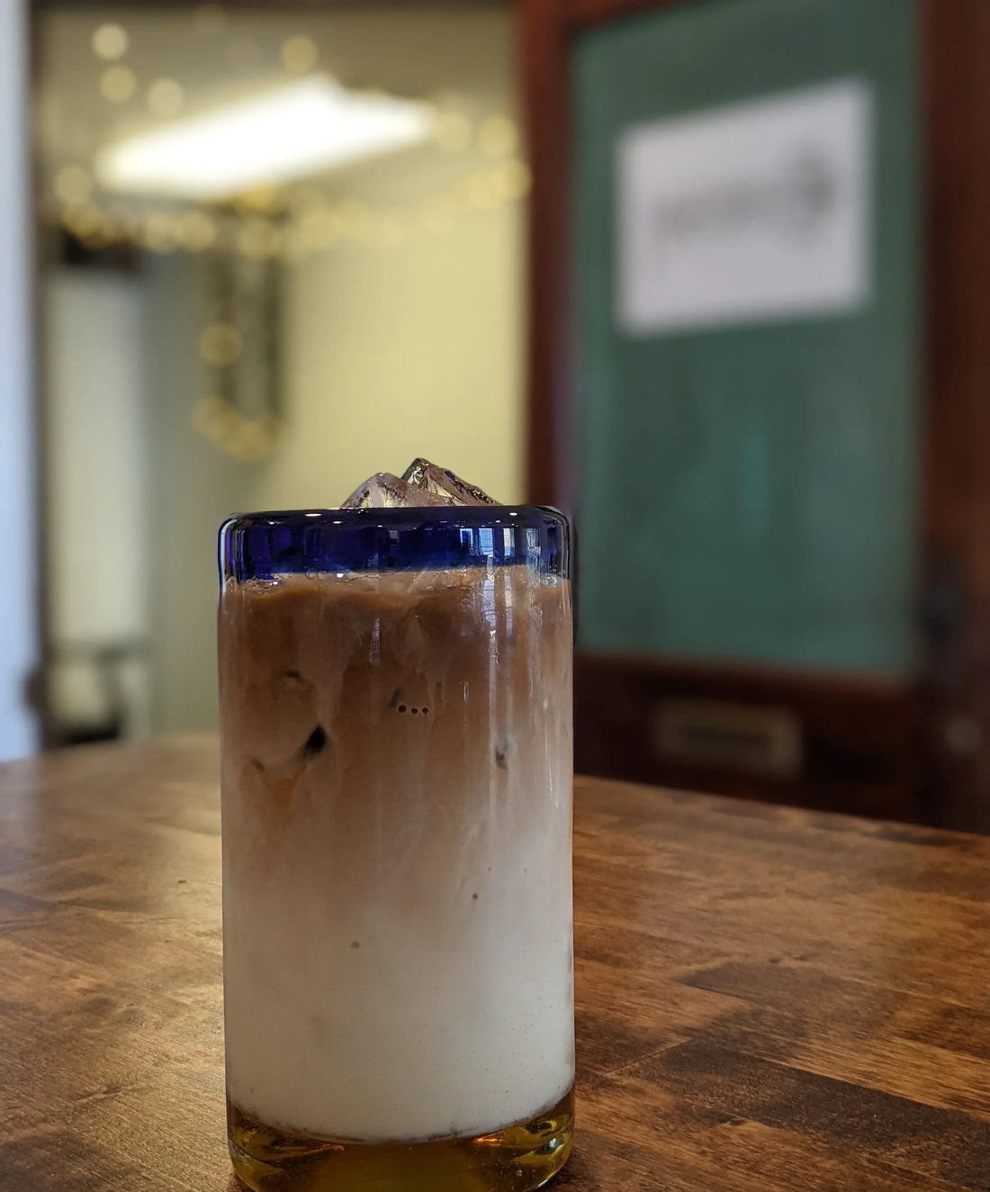 Iced Caramel Latte Cold Brew Style